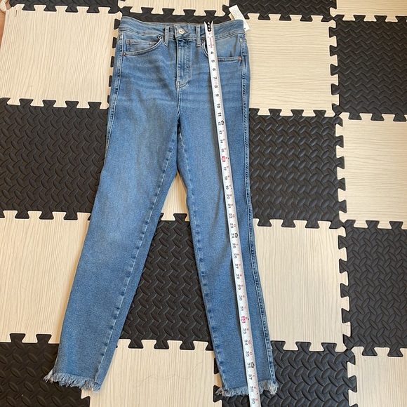 Free People Raw High Rise Jeggings - Sierra Blue - Size 29 - Picture 10 of 13